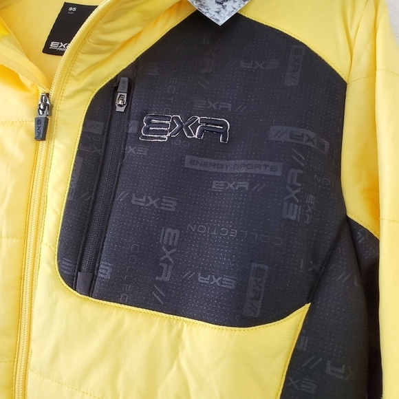 EXR Progressive Women's Yellow Hooded Jacket Size 95 (Medium) - Picture 5 of 13
